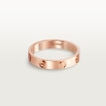 Anillo <span class='lovefont'>A </span>, tamaño pequeño Oro rosa