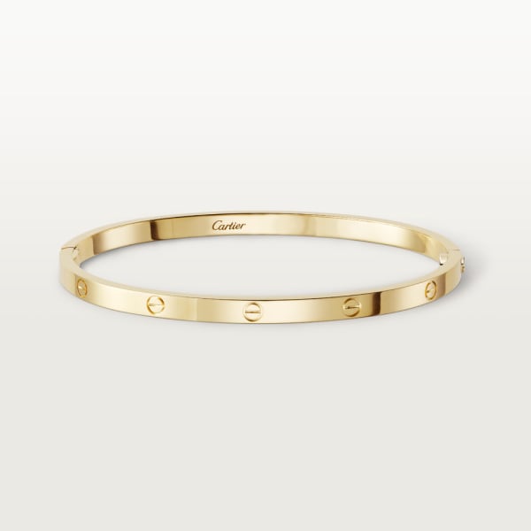 Love Armreif, kleines Modell Gelbgold