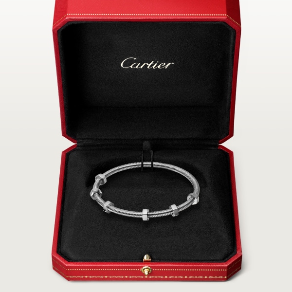 Ecrou de Cartier bracelet Rhodium-finish white gold