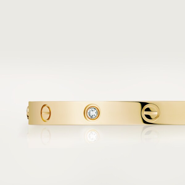 Love bracelet, 4 diamonds Yellow gold, diamonds