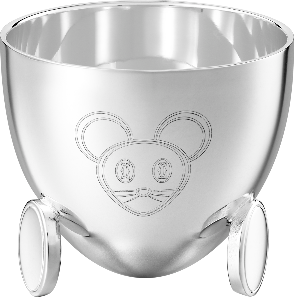 Cartier Baby mouse egg cupSilver