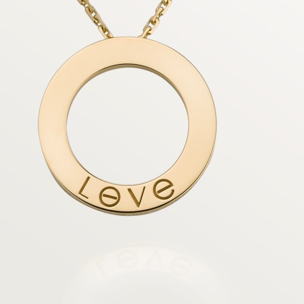 Pendentif Love Or jaune