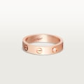 <span class='lovefont'>A </span> Ring, kleines Modell, mit einem Diamanten Roségold, Diamant