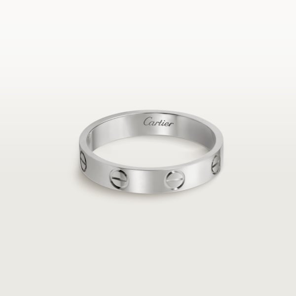 Anillo Love, tamaño pequeño Oro blanco