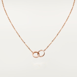 Platinum & Rose Gold Necklace with Diamonds for Women JL PT N 206