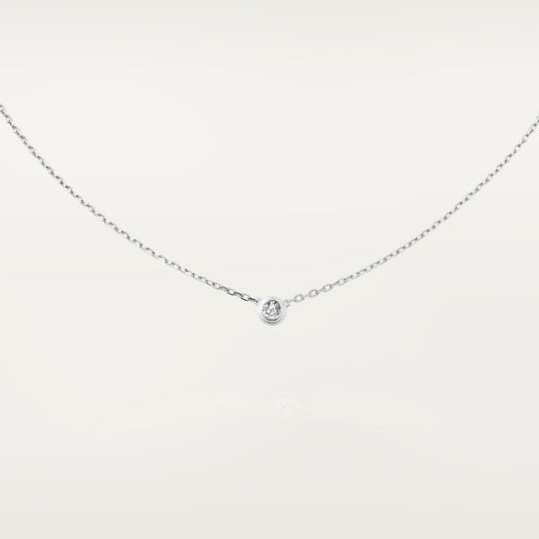 Cartier d'Amour Collier, großes Modell Weißgold, Diamant