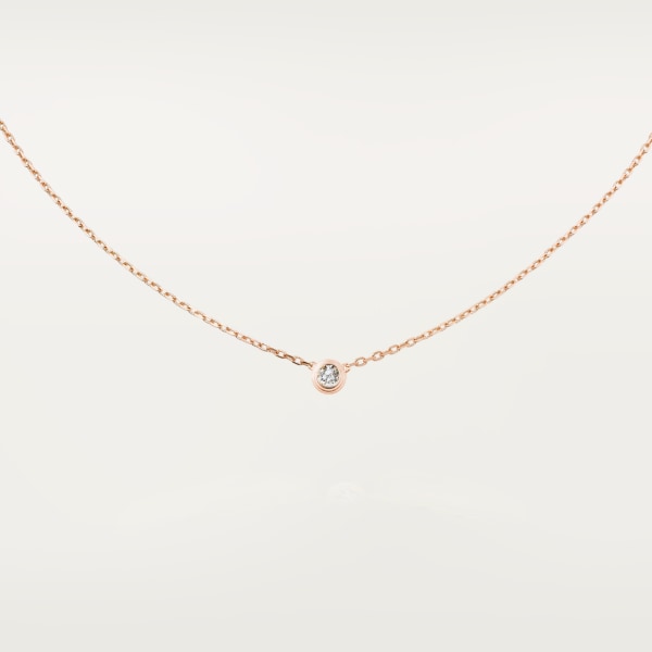 Collar Cartier d'Amour tamaño grande Oro rosa, diamante