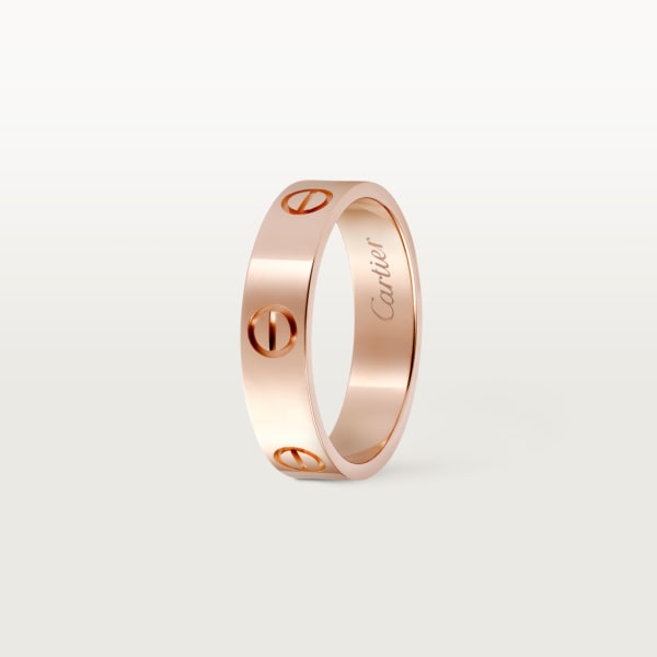 Anillo Love, tamaño clásico  Oro rosa