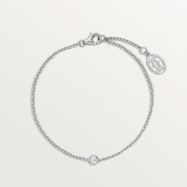 Bracelet Cartier d'Amour XS Or gris, diamant