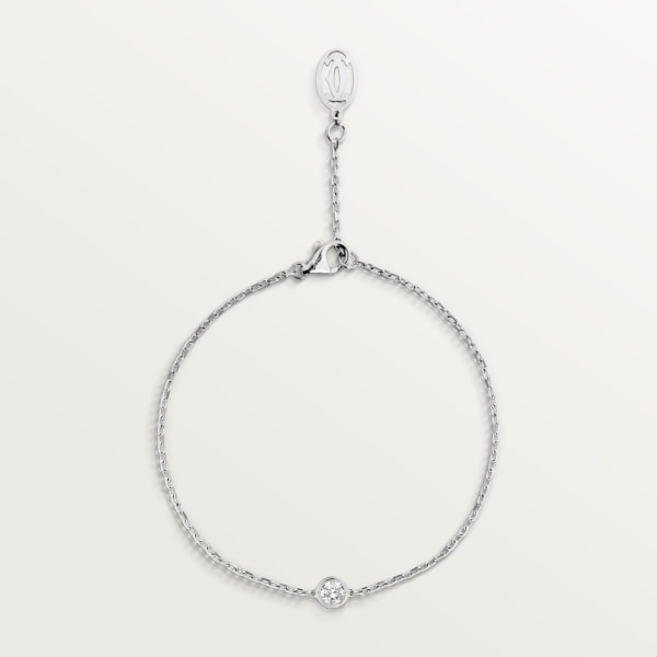Cartier d'Amour bracelet, small model White gold, diamond