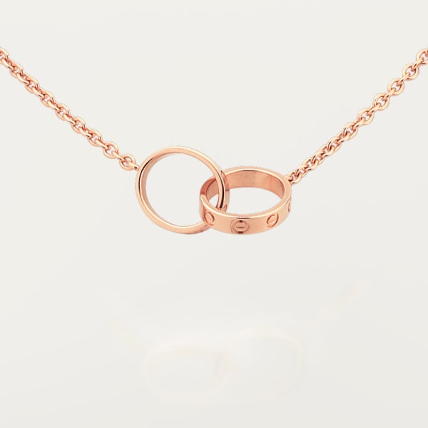 Collier Love Or rose