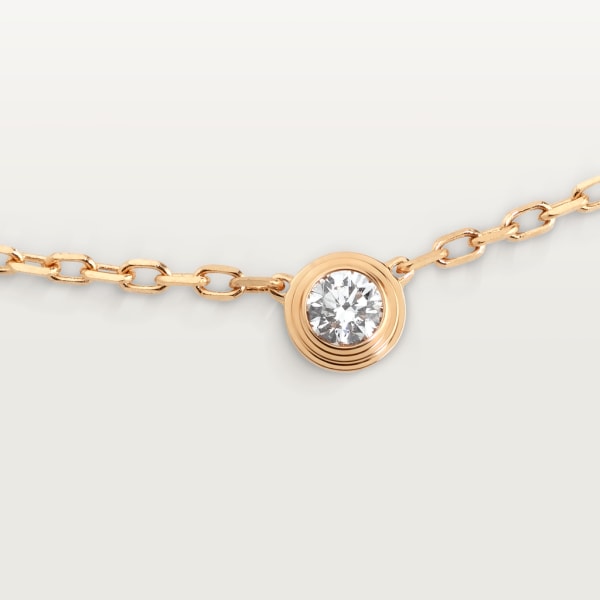 Cartier d'Amour necklace, small model Yellow gold, diamond