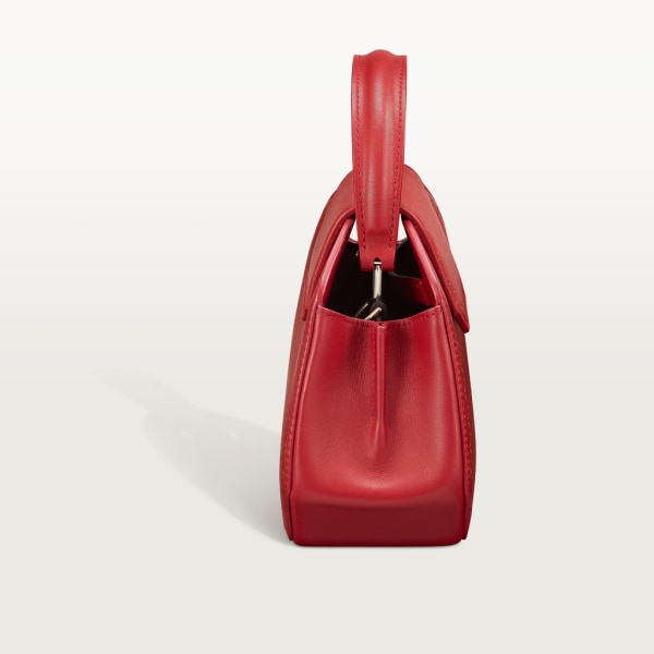 CRL1002174 - Top Handle Bag, Mini, Guirlande de Cartier - Red calfskin ...