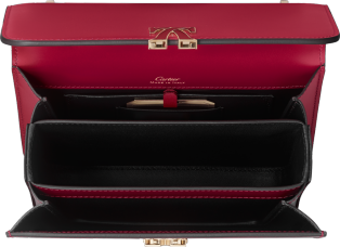 CRL1002293 - Shoulder Bag, Mini, Double C de Cartier - Cherry red