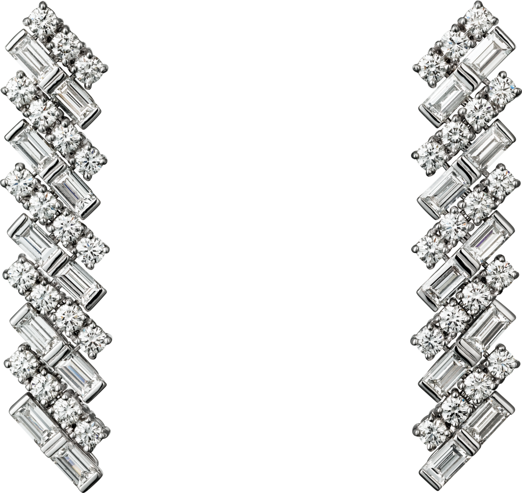 Pendientes Reflection de CartierOro blanco, diamantes