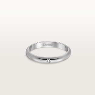 Louis Vuitton LV Diamonds 3mm Band, Platinum