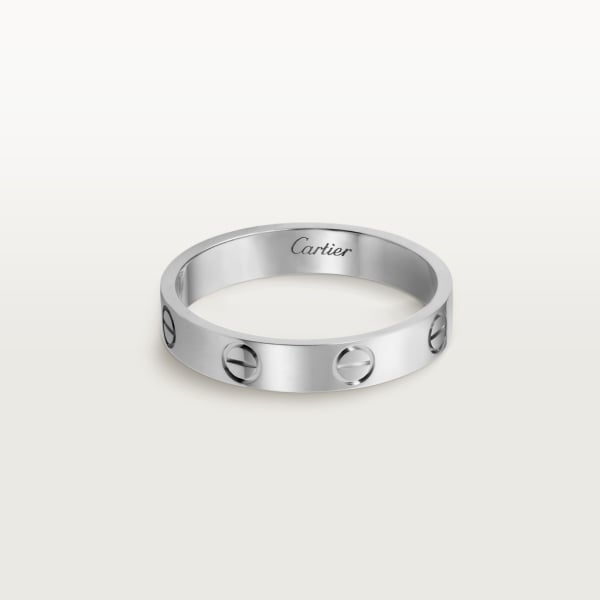 Anillo Love, tamaño pequeño Platino