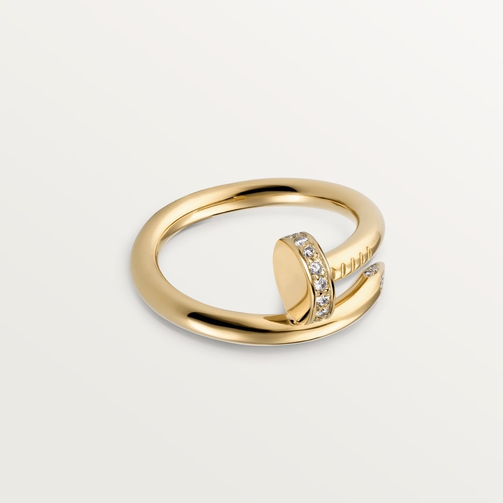 Anillo Juste un Clou, tamaño clásico, diamantesOro amarillo, diamante