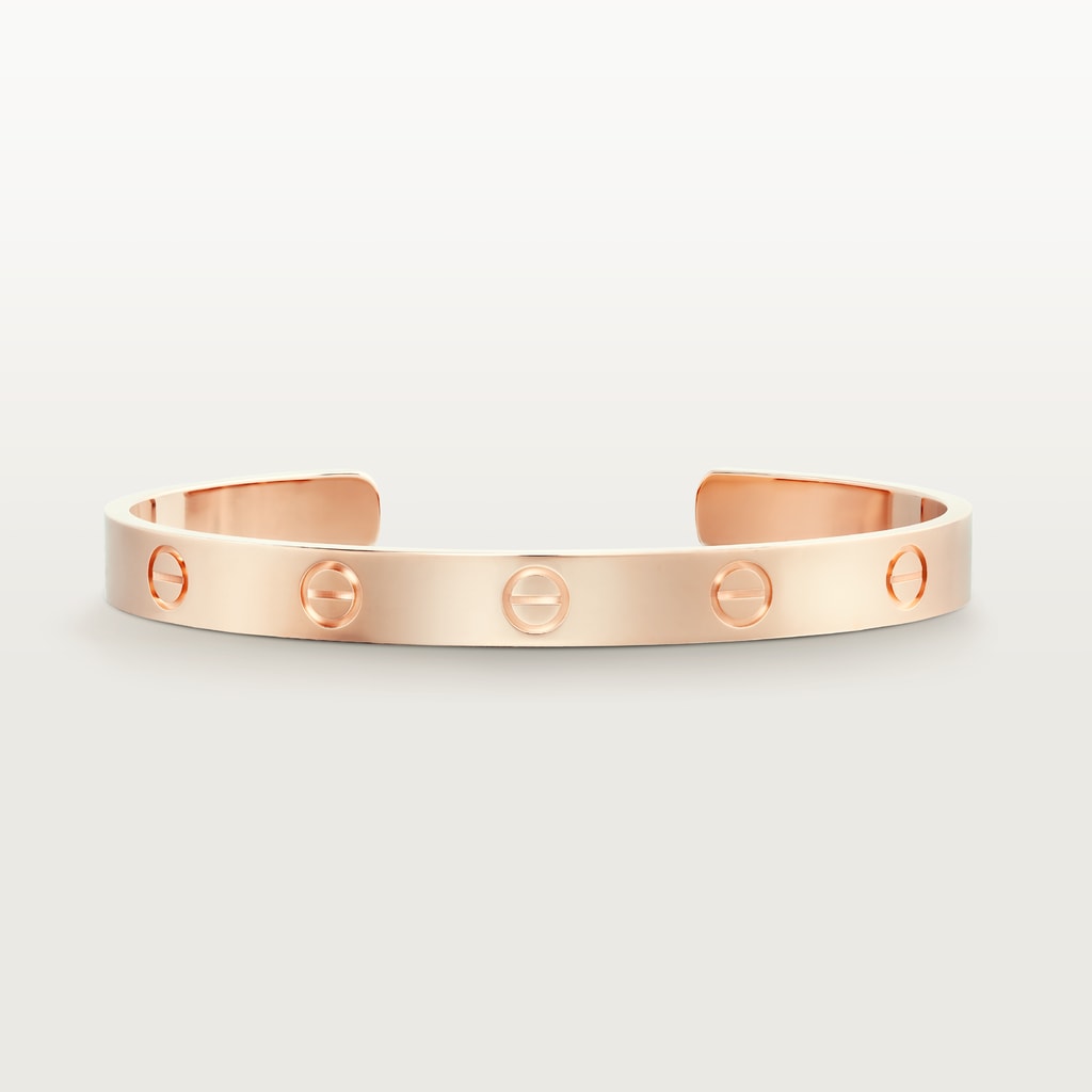 Bracelet Love, ouvert, modèle classiqueOr rose