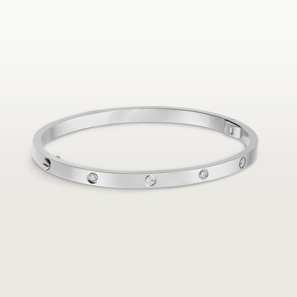 Bracelet Love, petit modèle, 6 diamantsOr gris, diamants