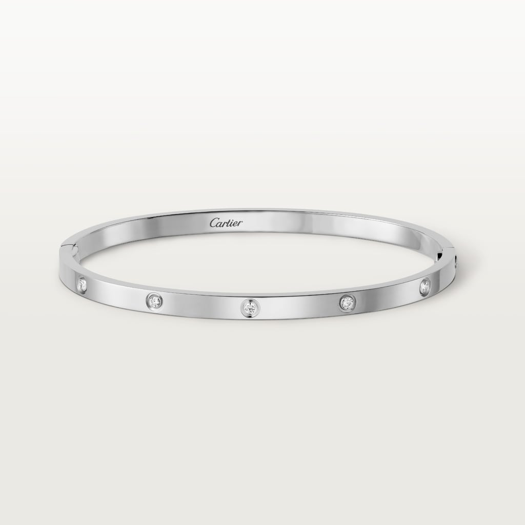 Bracelet Love, petit modèle, 10 diamantsOr gris, diamants