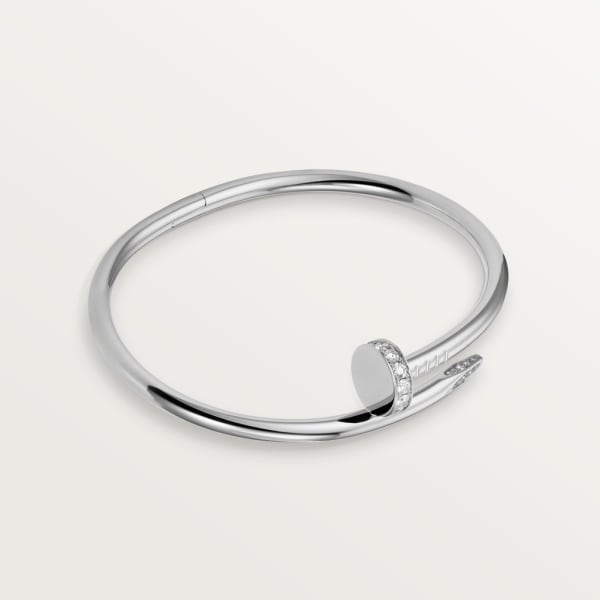 Juste un Clou bracelet, classic model, diamonds White gold, diamonds