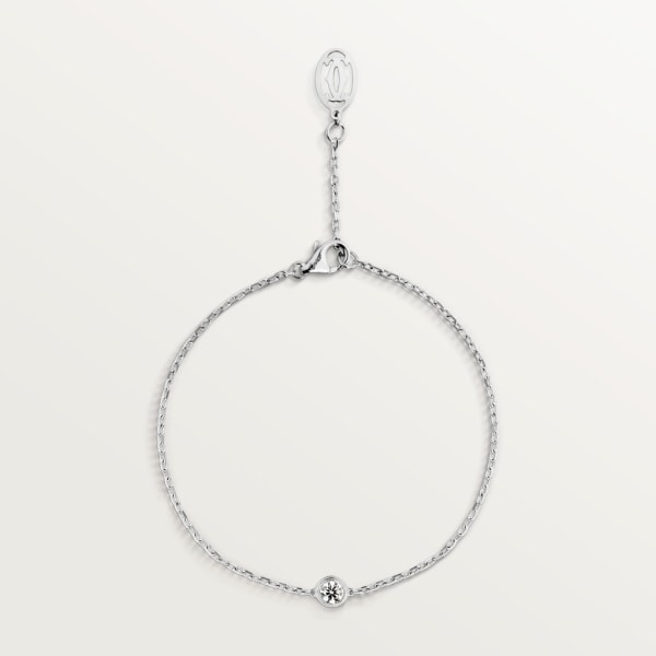 Bracelet Cartier d'Amour Or gris, diamants