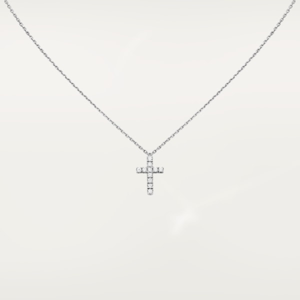 Symbols necklace White gold, diamonds