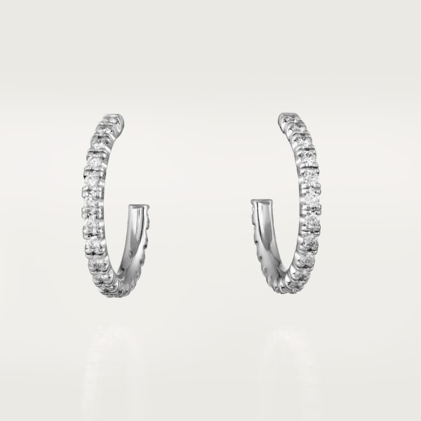 Boucles d'oreilles Etincelle de Cartier PM Or gris, diamants
