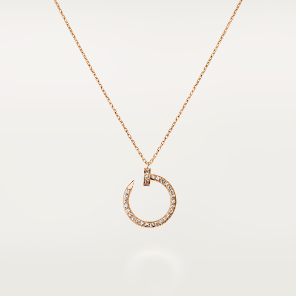 Juste un Clou necklace, diamondsRose gold, diamonds