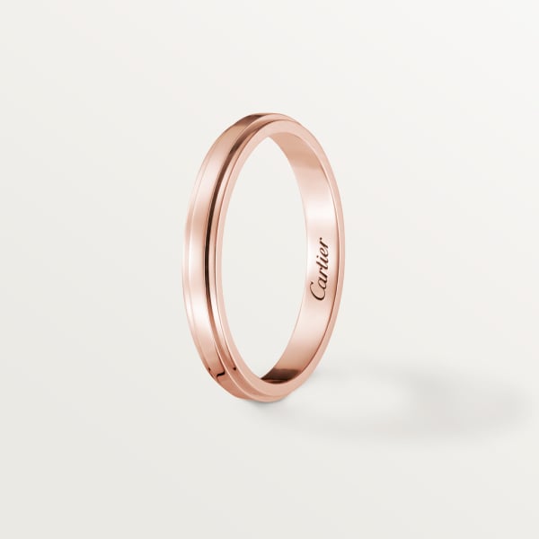 Cartier d'Amour wedding ring Rose gold