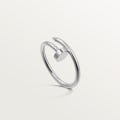 Juste un Clou ring, small model White gold