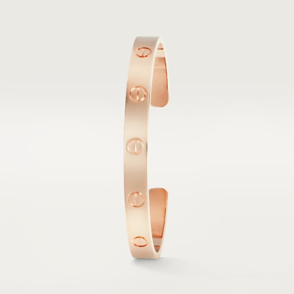 Love bracelet, open, classic model Rose gold