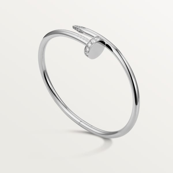 Juste un Clou bracelet, classic model, diamonds White gold, diamonds