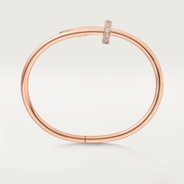 Juste un Clou Armreif, klassisches Modell, mit Diamanten Roségold, Diamanten