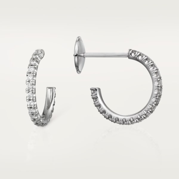 Boucles d'oreilles Etincelle de Cartier PM Or gris, diamants