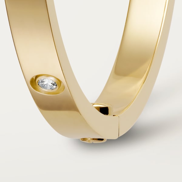 Love bracelet, small model, 10 diamonds Yellow gold, diamonds