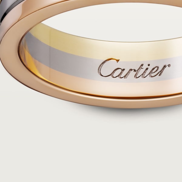 CRB4052100 - Vendôme Louis Cartier Wedding Ring - White gold, yellow gold,  rose gold - Cartier