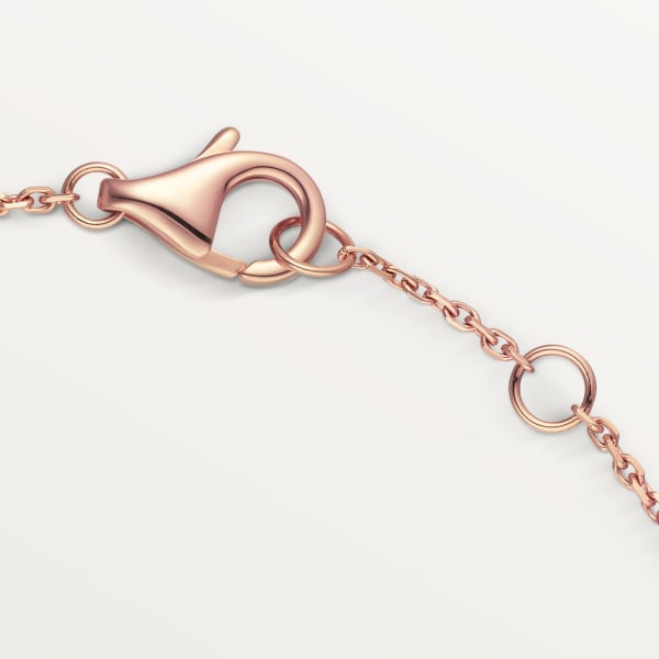 Bracelet Amulette de Cartier XS Or rose, diamant, onyx