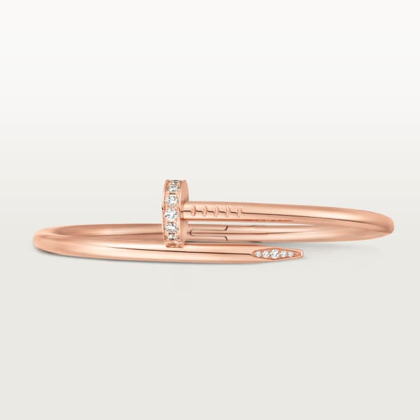 Juste un Clou Armreif, klassisches Modell, mit Diamanten Roségold, Diamanten