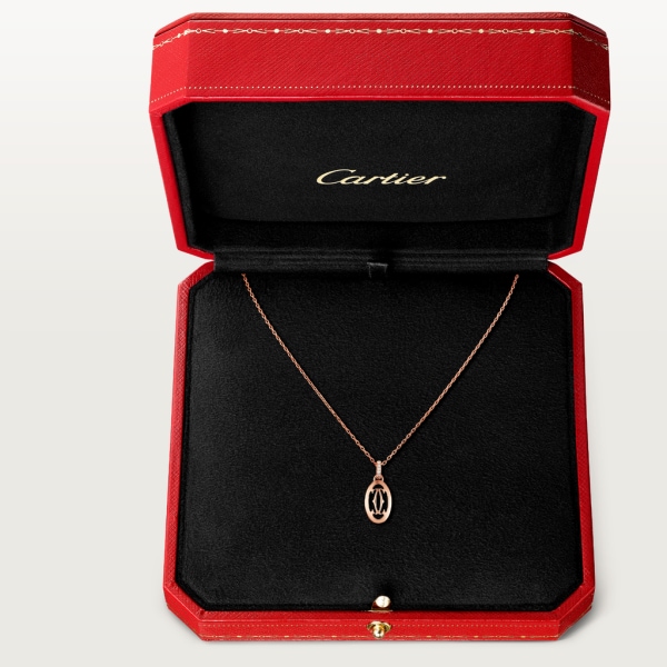 Collar Logo de Cartier Oro rosa, diamantes