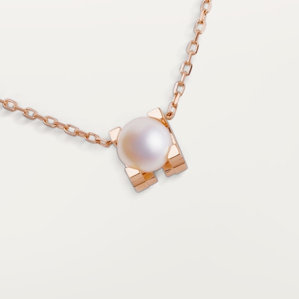 C de Cartier necklace Rose gold, pearl