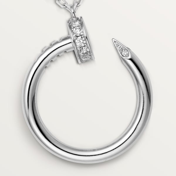 Juste un Clou necklace, diamonds White gold, diamonds