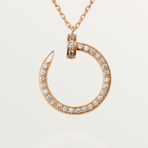 Colgante Juste un Clou, pavé  Oro rosa, diamantes