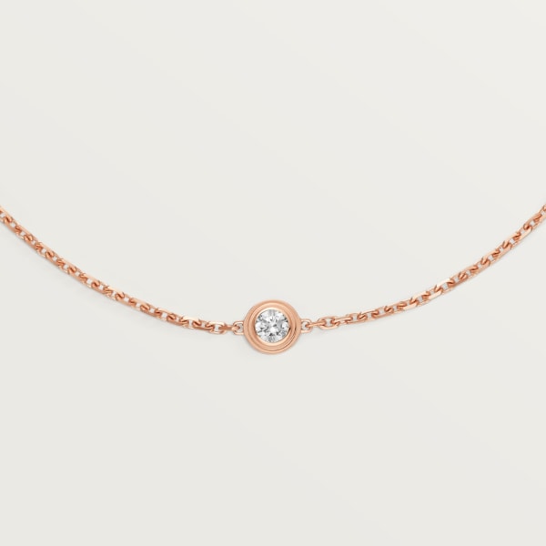 Bracelet Cartier d'Amour Or rose, diamants