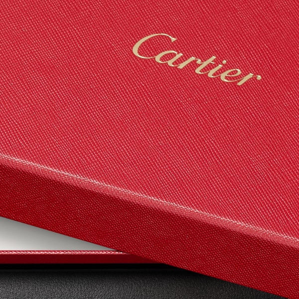CRL3001806 - Zipped Multi-card Holder, Must de Cartier - Black calfskin,  golden finish - Cartier