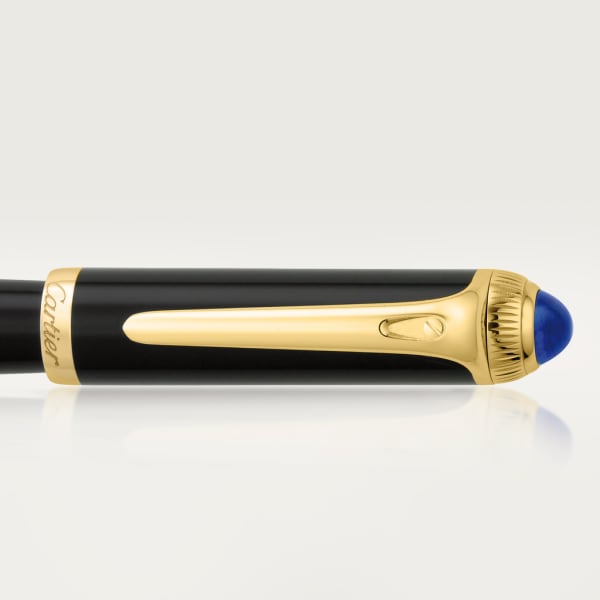 R de Cartier pen Composite, yellow gold finish