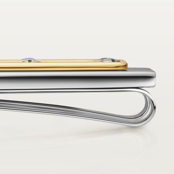 Santos de Cartier money clip Stainless steel, gold-finish metal