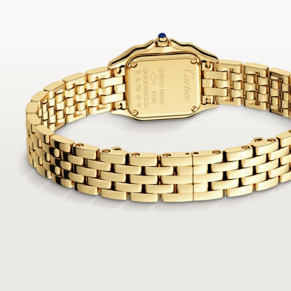 Panthère de Cartier watch Mini model, quartz movement, yellow gold