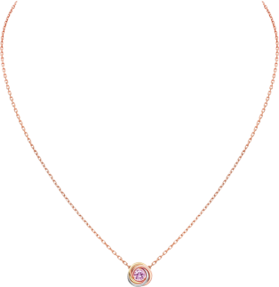 Trinity necklace White gold, yellow gold, rose gold, sapphire